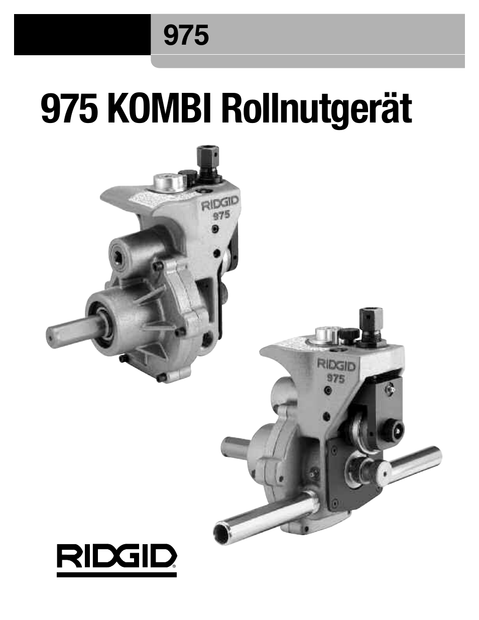 975 kombi rollnutgerät | RIDGID Combo Roll Groover User Manual | Page 72 / 490