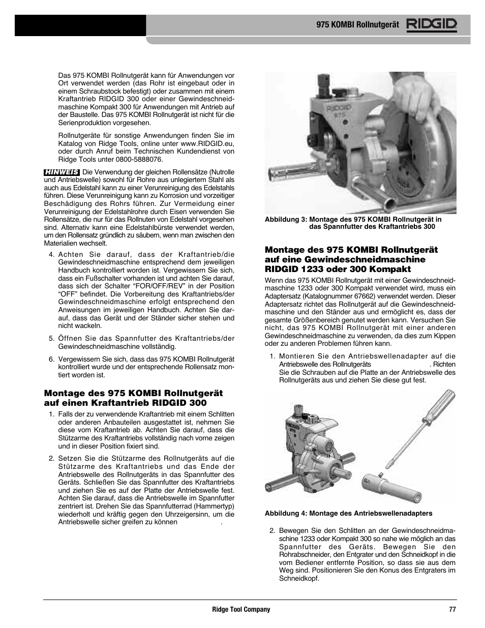RIDGID Combo Roll Groover User Manual | Page 79 / 490