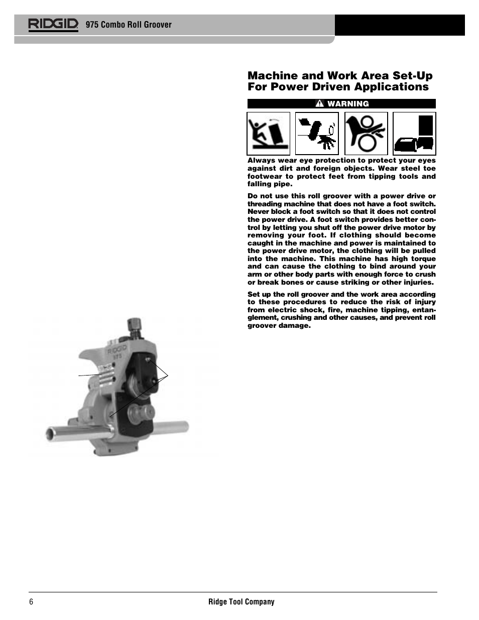 RIDGID Combo Roll Groover User Manual | Page 8 / 490