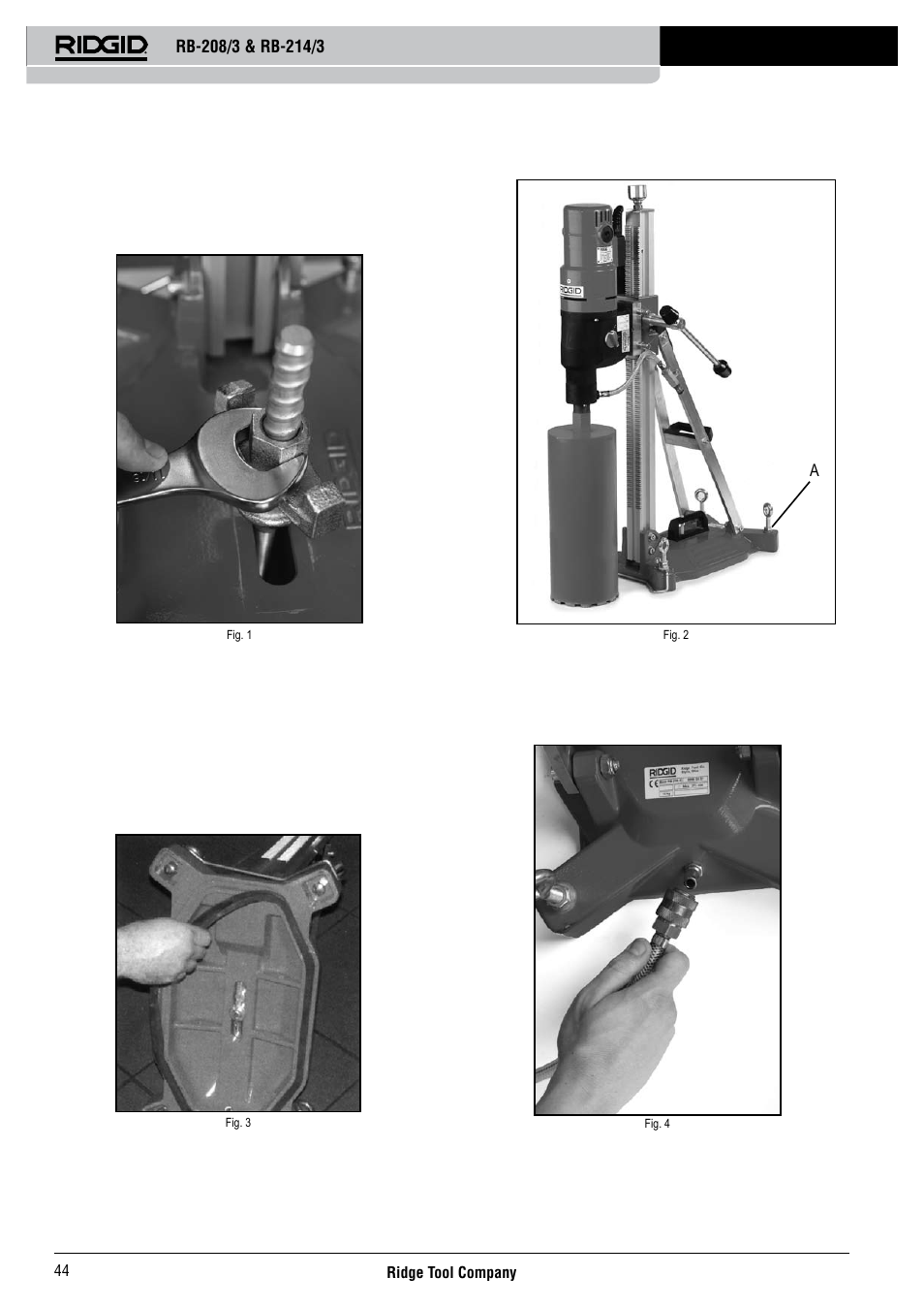 Ridge tool company 44 | RIDGID RB-214_3 User Manual | Page 46 / 50