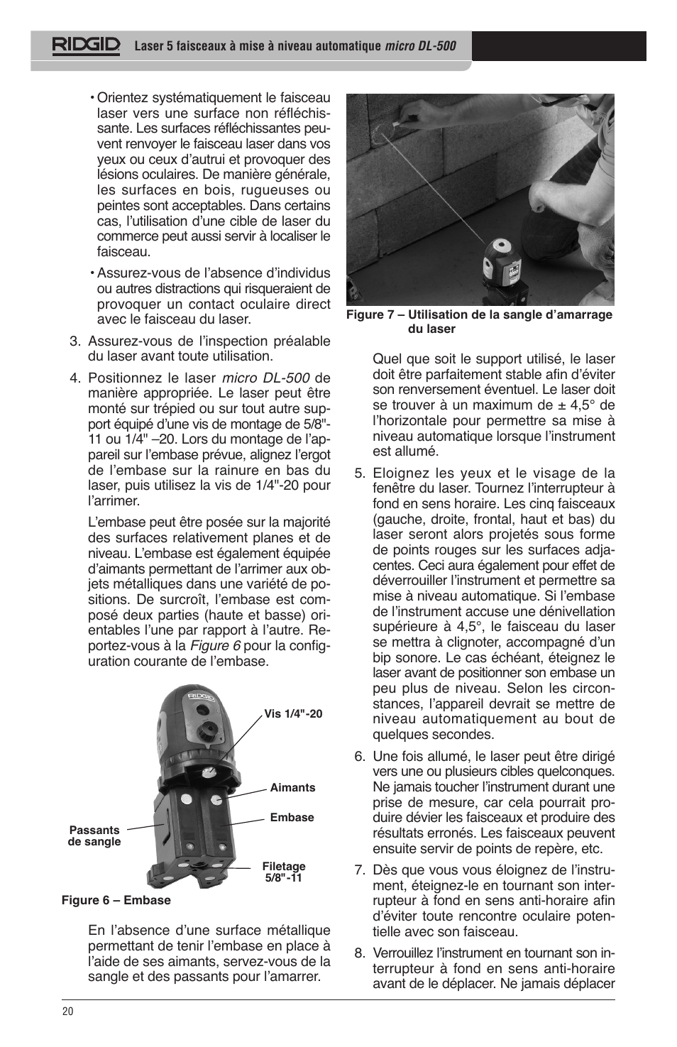RIDGID micro DL-500 User Manual | Page 22 / 270