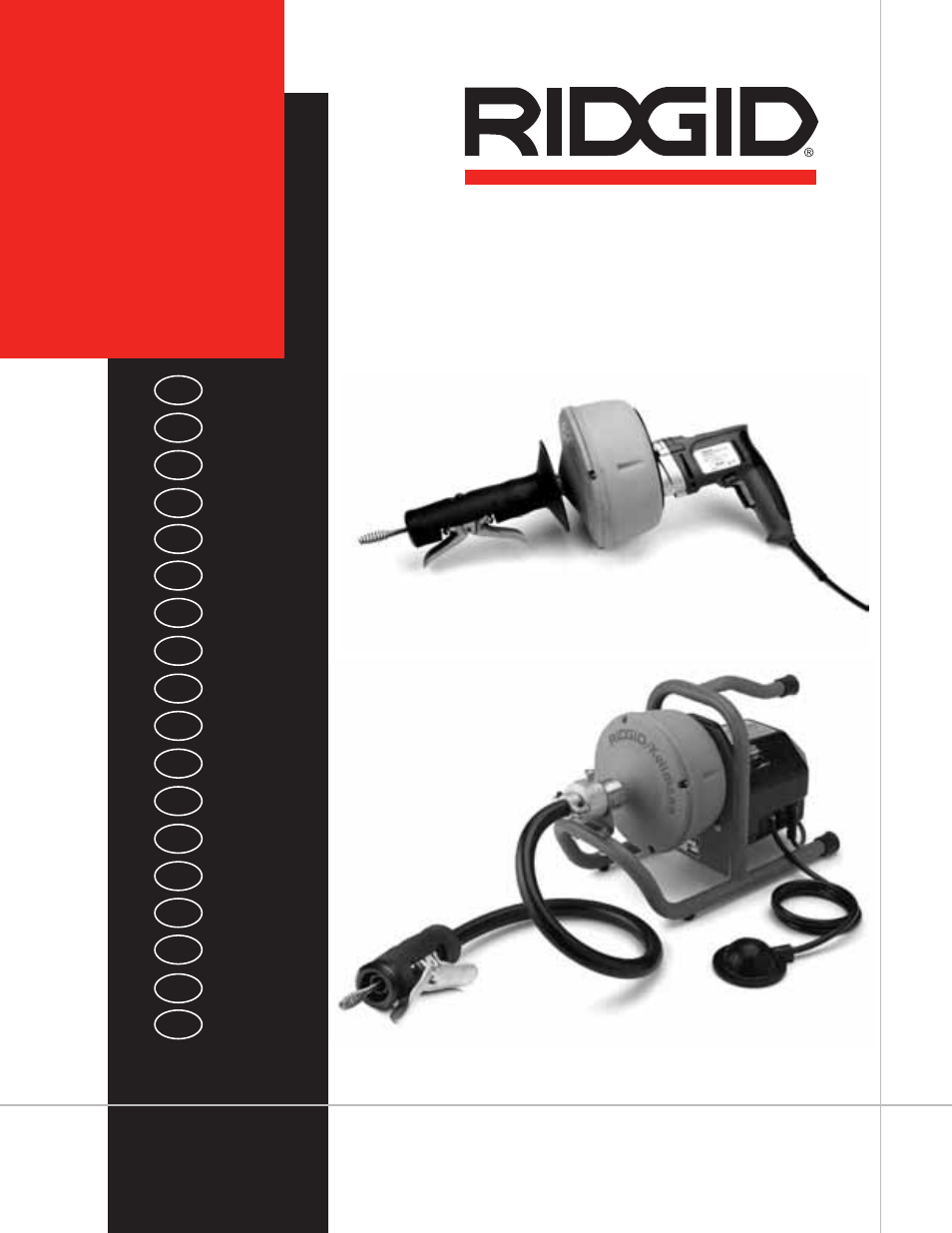 RIDGID K-40 User Manual | 126 pages