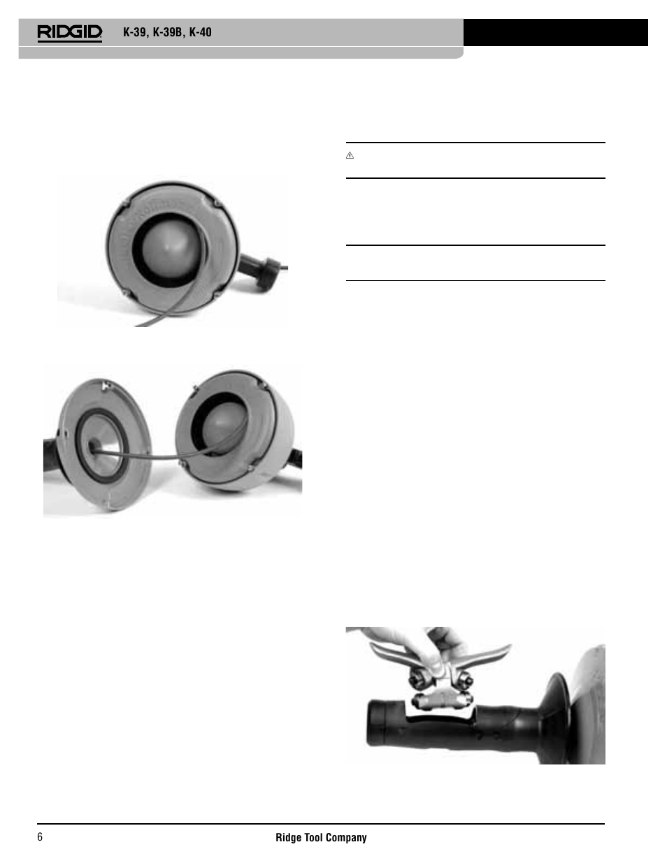Maintenance instructions, Autofeed | RIDGID K-40 User Manual | Page 7 / 126
