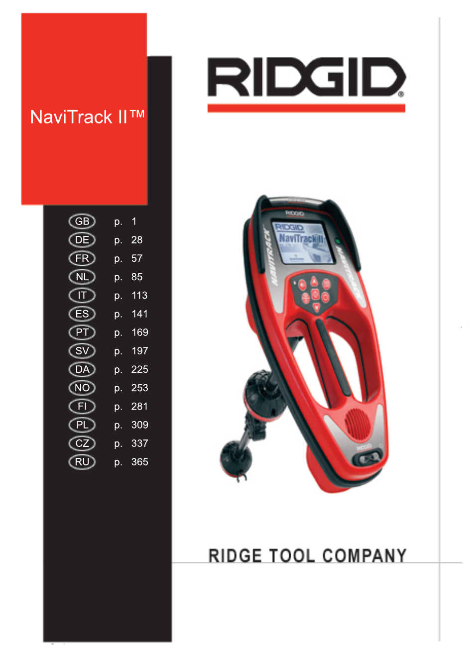 RIDGID NaviTrack II User Manual | 394 pages