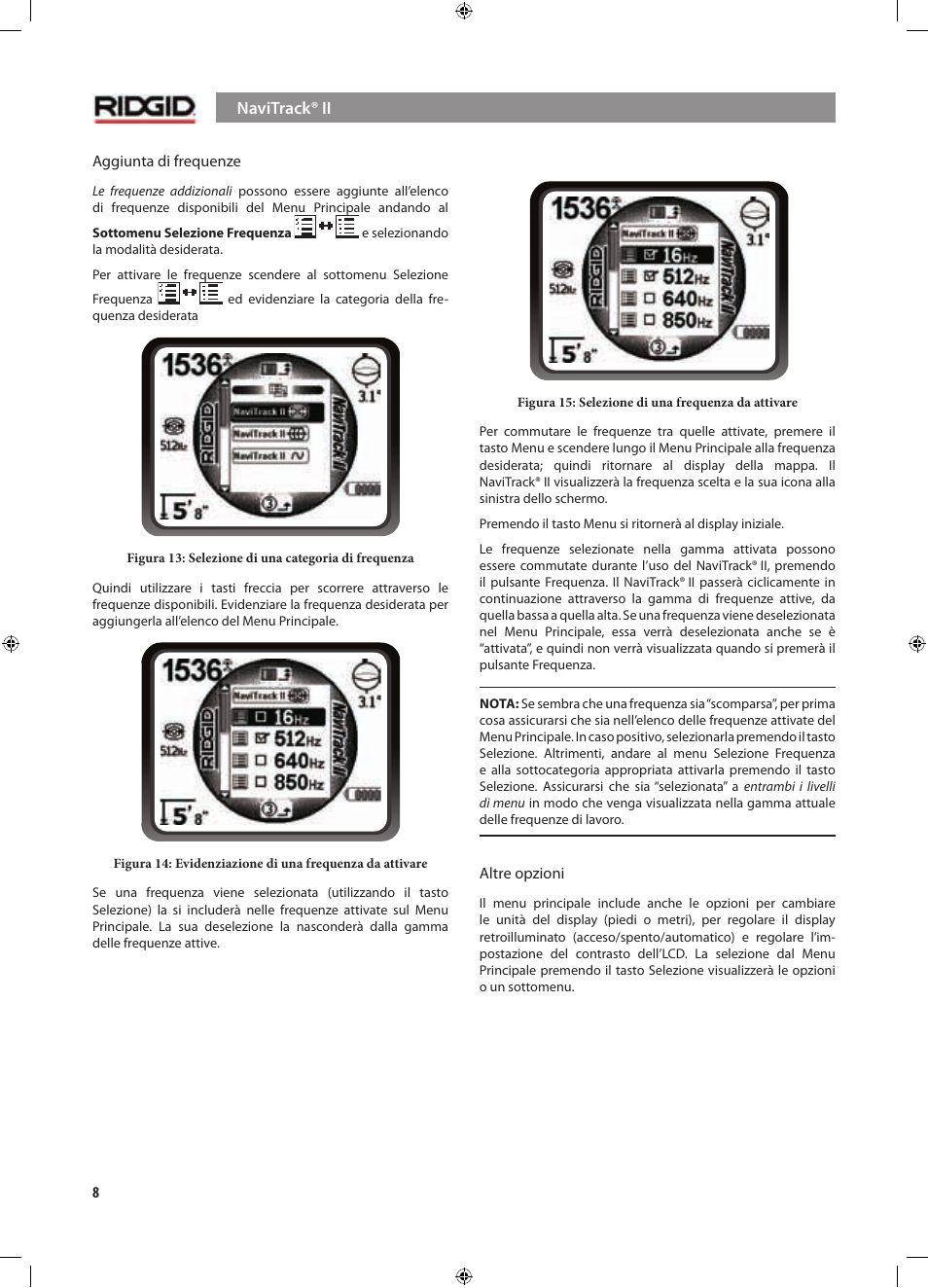 RIDGID NaviTrack II User Manual | Page 122 / 394