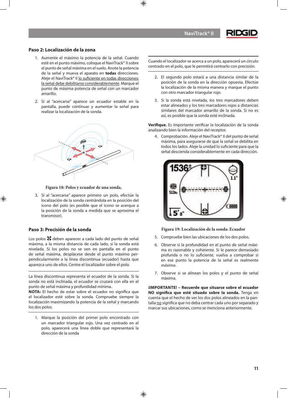 RIDGID NaviTrack II User Manual | Page 153 / 394