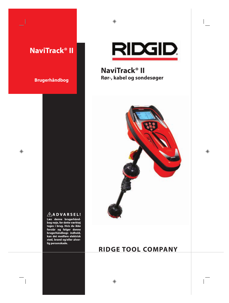 Navitrack® ii, Ridge tool company | RIDGID NaviTrack II User Manual | Page 226 / 394