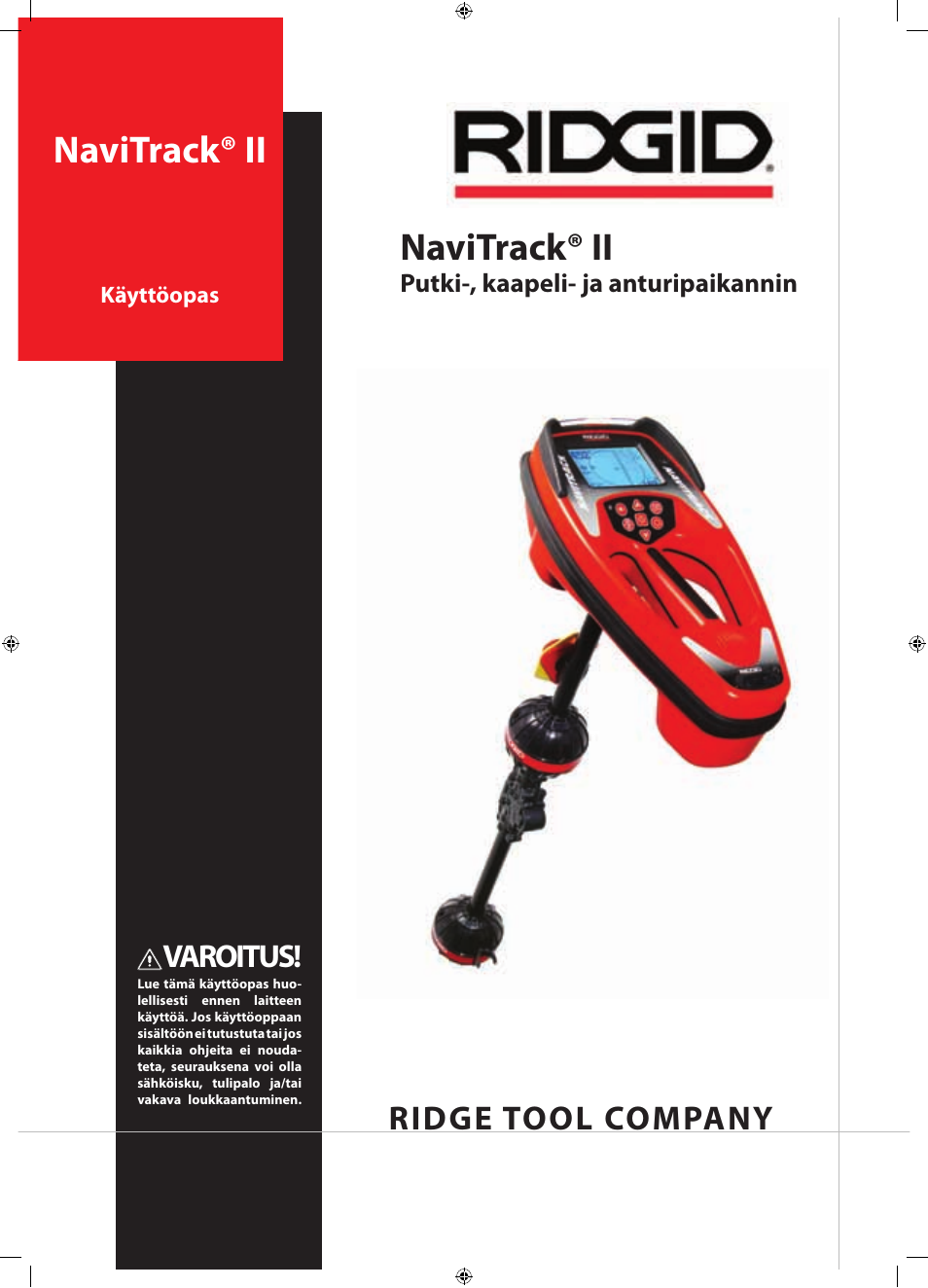 Navitrack® ii | RIDGID NaviTrack II User Manual | Page 282 / 394