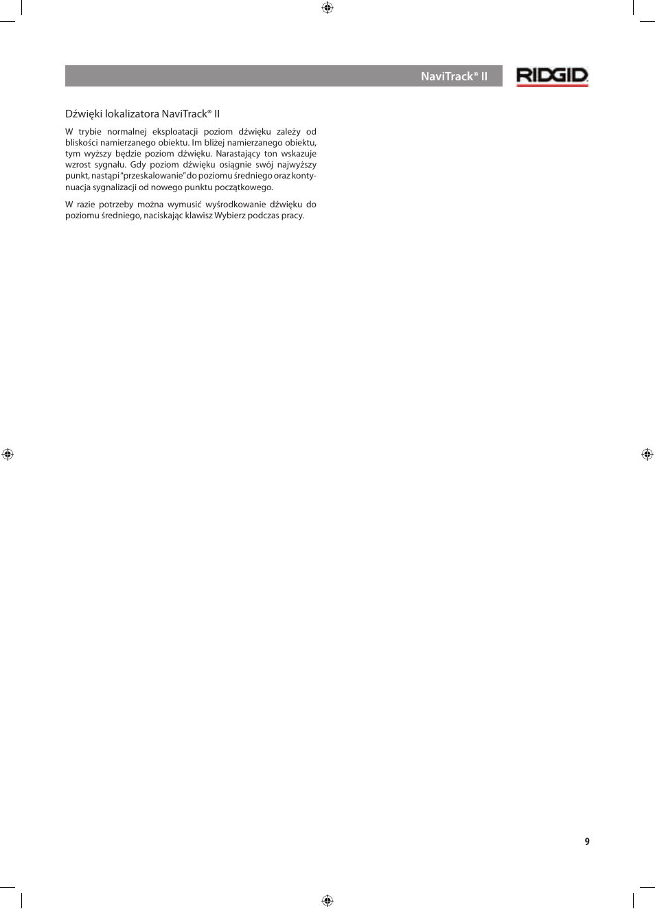 RIDGID NaviTrack II User Manual | Page 319 / 394