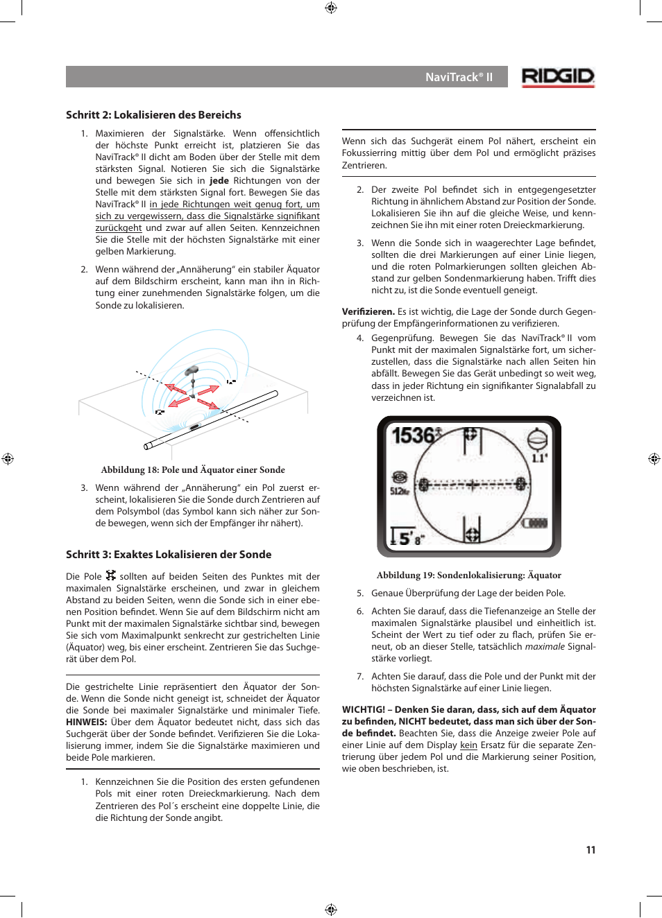 RIDGID NaviTrack II User Manual | Page 41 / 394