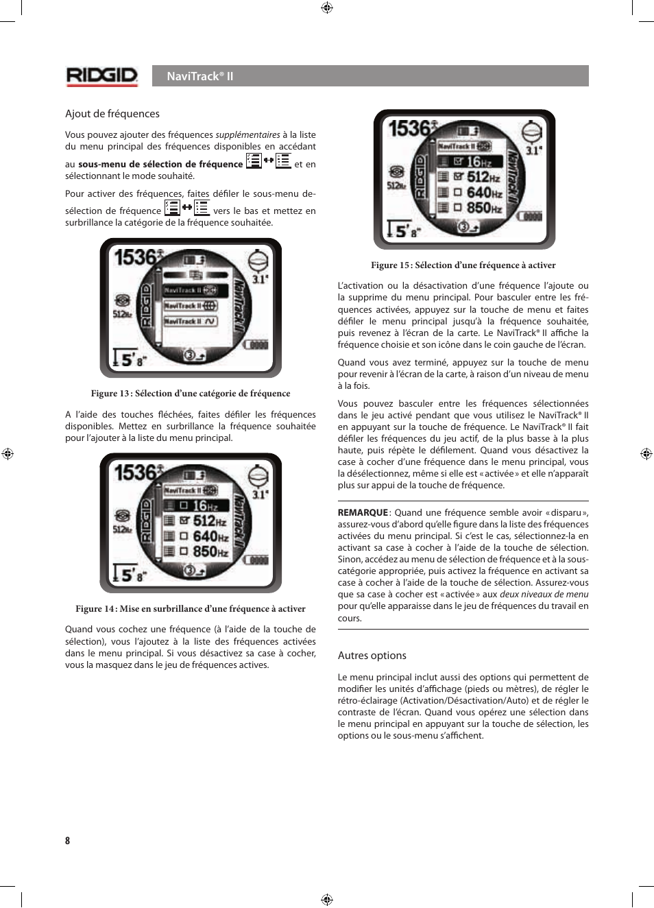 RIDGID NaviTrack II User Manual | Page 66 / 394