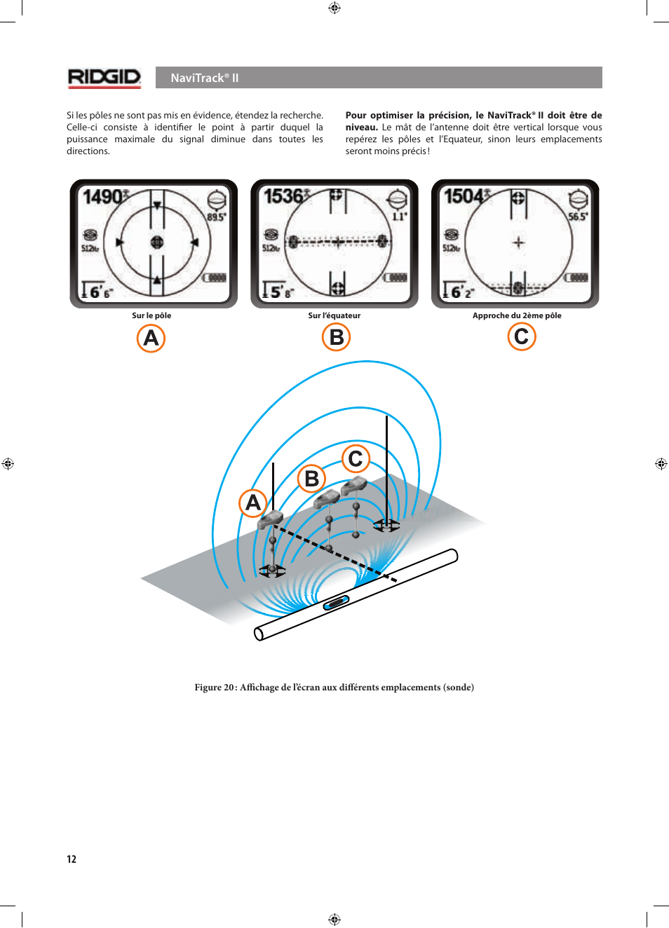 Navitrack® ii | RIDGID NaviTrack II User Manual | Page 70 / 394