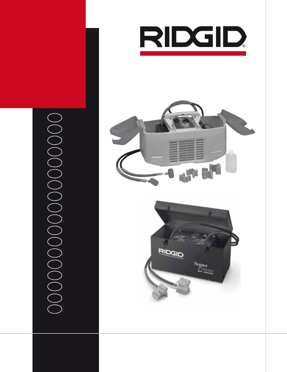 RIDGID SF-2500 User Manual | 75 pages