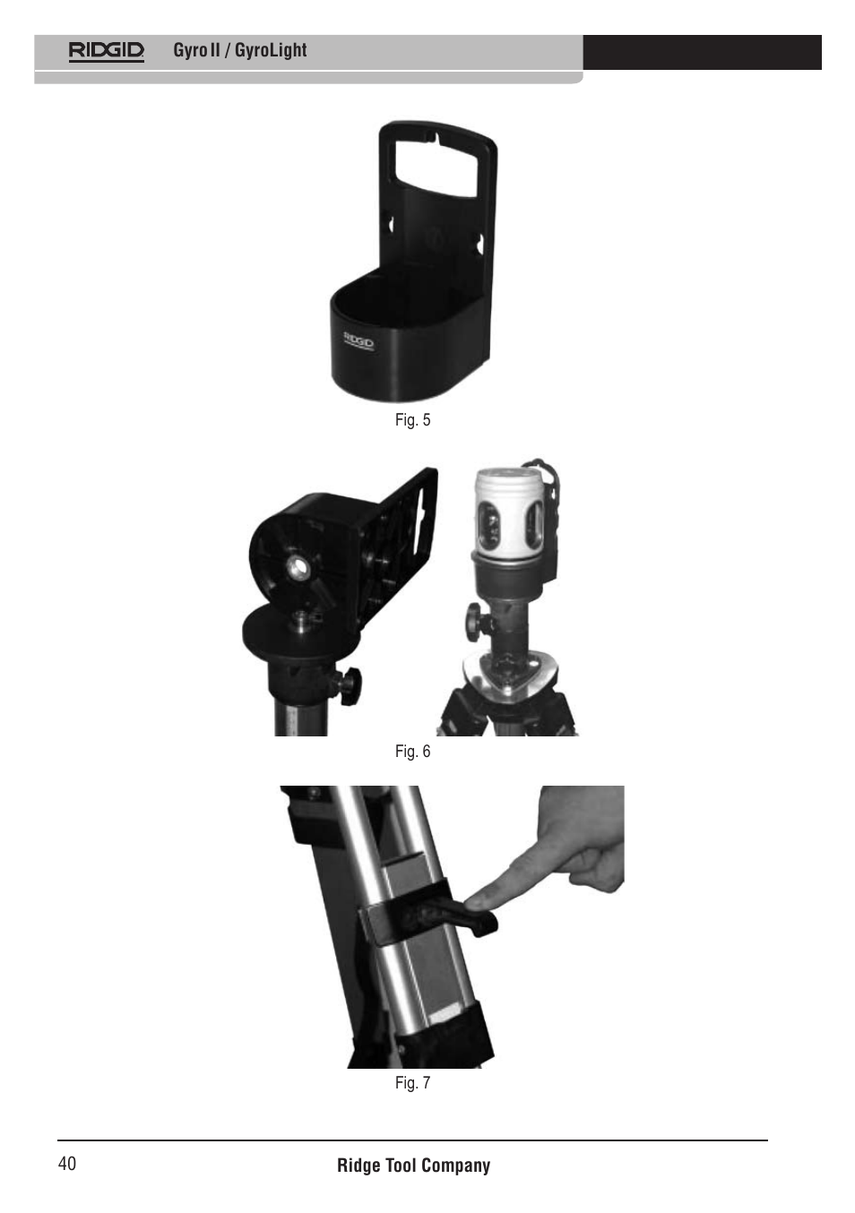 Ridge tool company 0, Gyro ii / gyrolight | RIDGID Gyro II GyroLight User Manual | Page 41 / 42