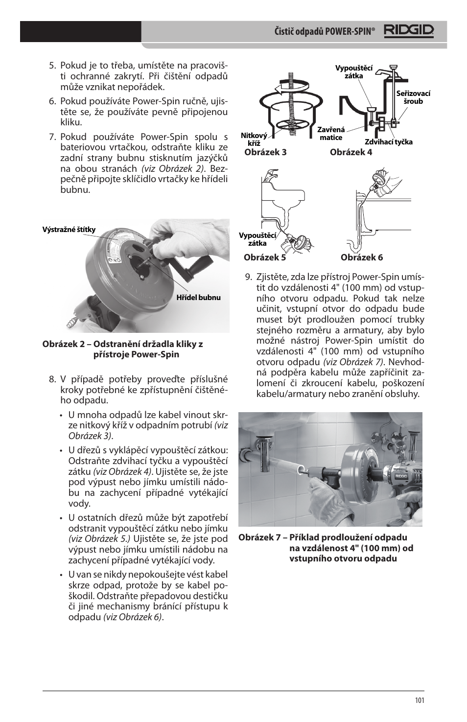 RIDGID Power-Spin User Manual | Page 103 / 186
