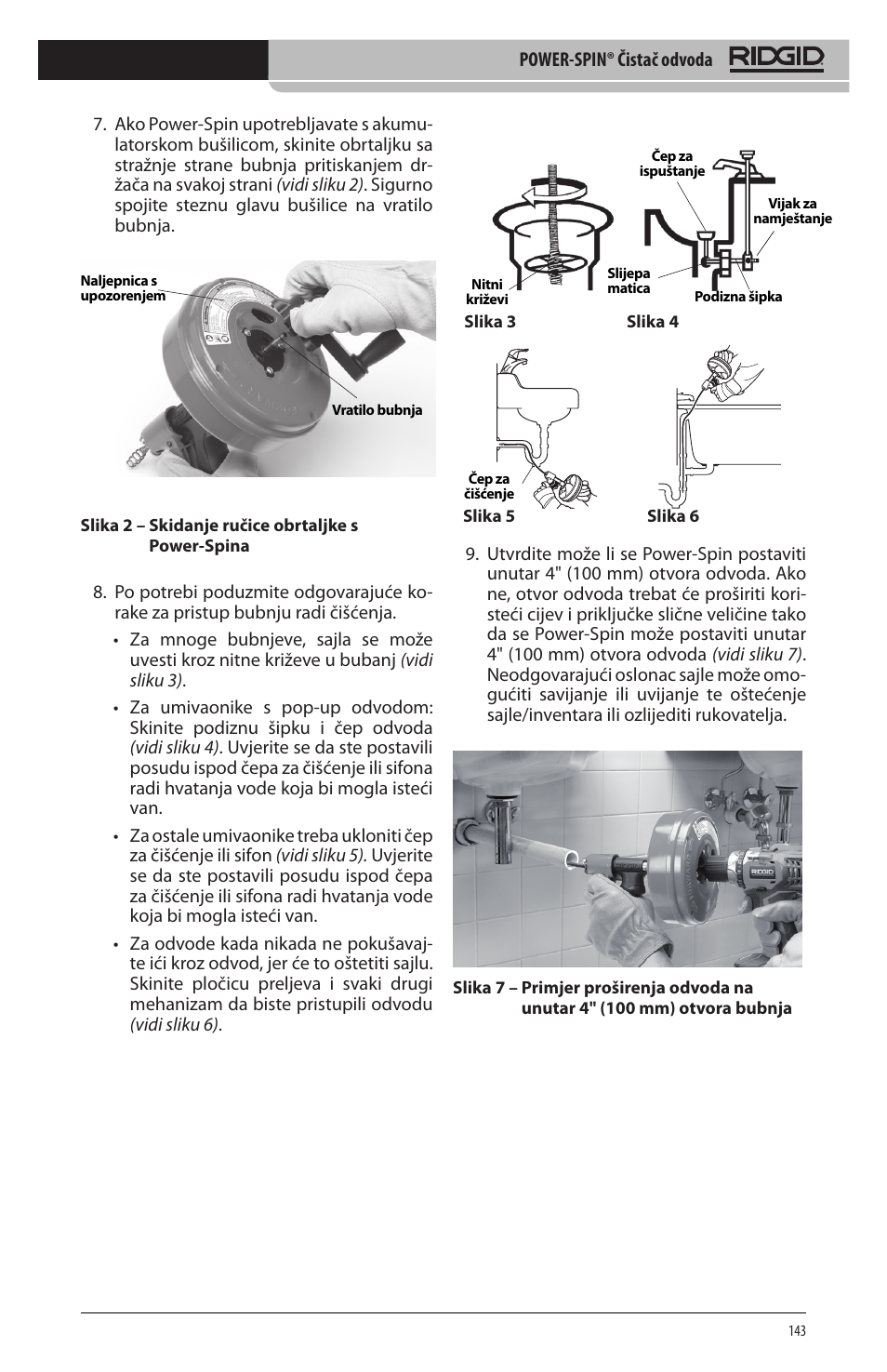 RIDGID Power-Spin User Manual | Page 145 / 186