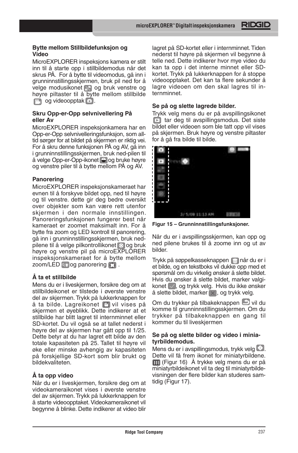 RIDGID micro EXPLORER User Manual | Page 229 / 449