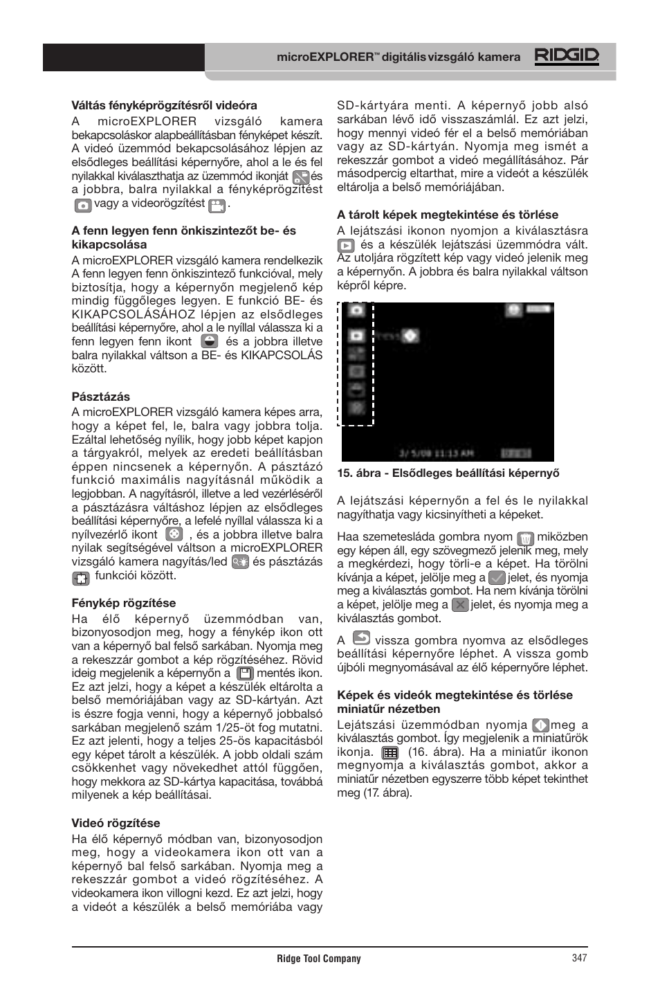 RIDGID micro EXPLORER User Manual | Page 335 / 449