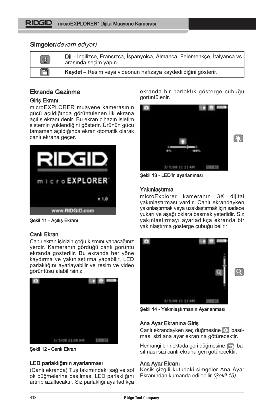 Devam ediyor) | RIDGID micro EXPLORER User Manual | Page 397 / 449