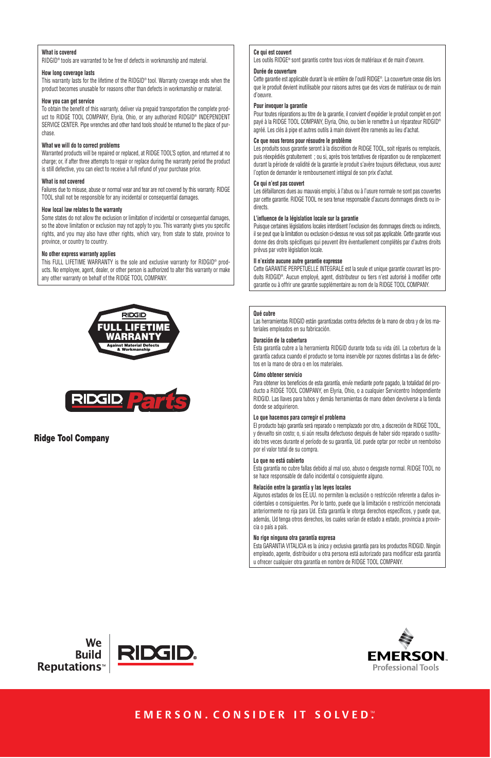 RIDGID micro EXPLORER User Manual | Page 449 / 449