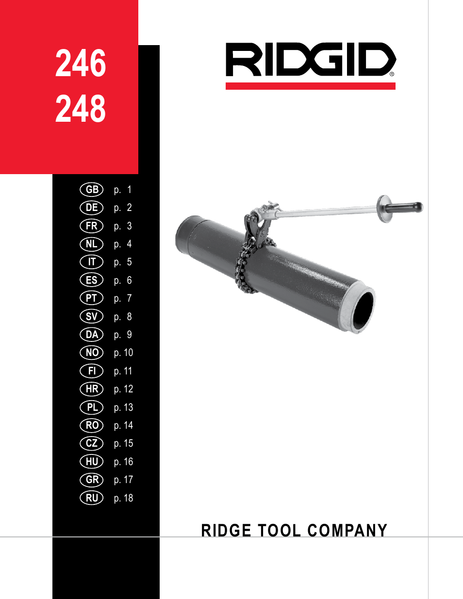 RIDGID 248 User Manual | 21 pages