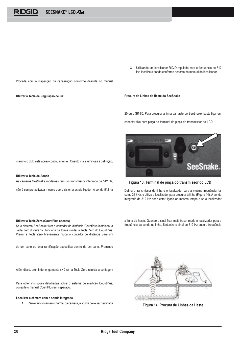 Seesnake | RIDGID Seesnake LCD Pak User Manual | Page 30 / 164