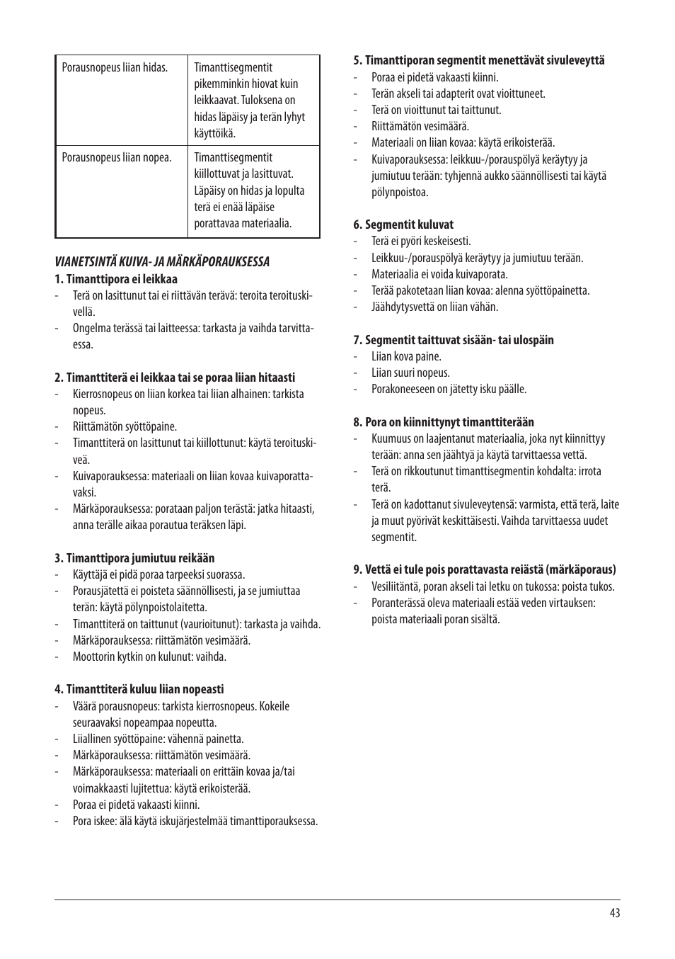 RIDGID RB-3W User Manual | Page 45 / 98