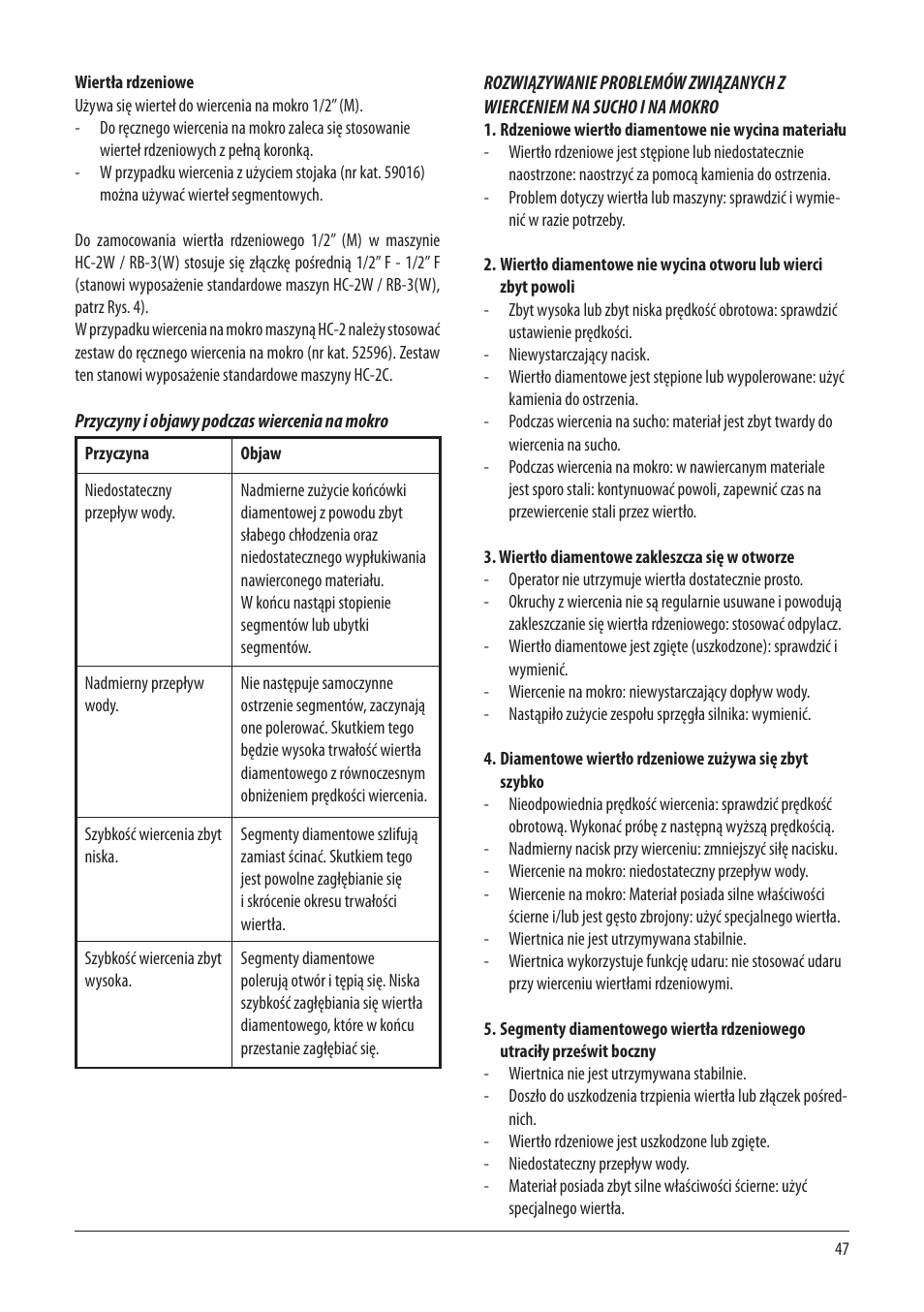 RIDGID RB-3W User Manual | Page 49 / 98