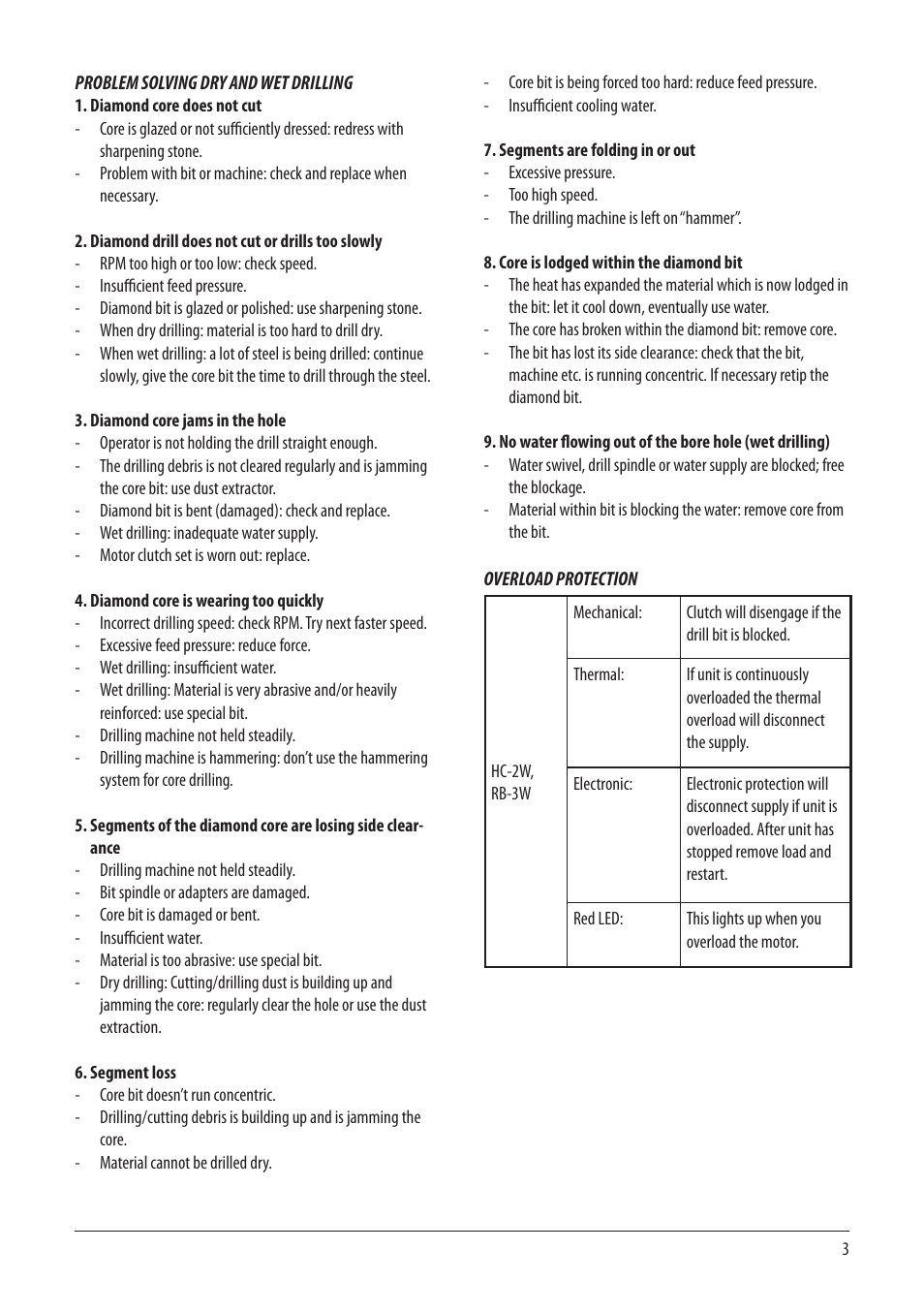 RIDGID RB-3W User Manual | Page 5 / 98