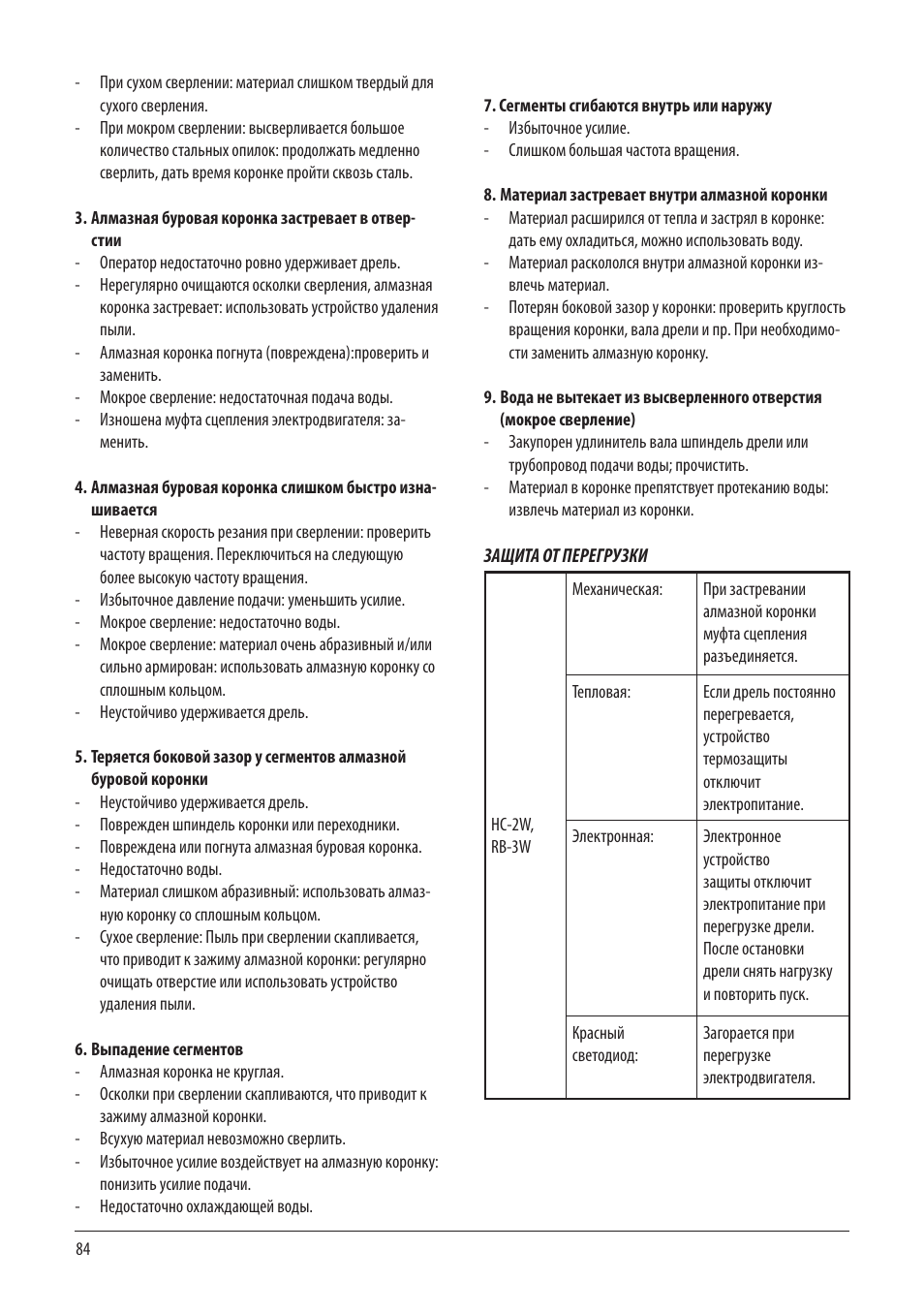 RIDGID RB-3W User Manual | Page 86 / 98