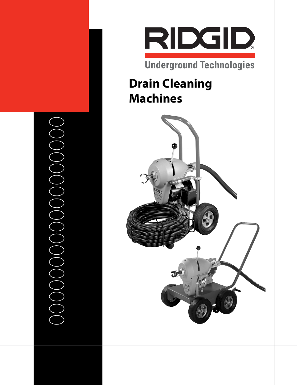 RIDGID K-1500 G User Manual | 85 pages