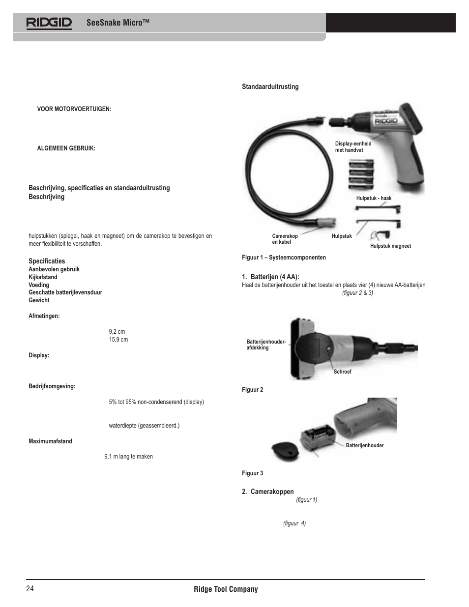 Seesnake micro | RIDGID Seesnake Micro User Manual | Page 25 / 62