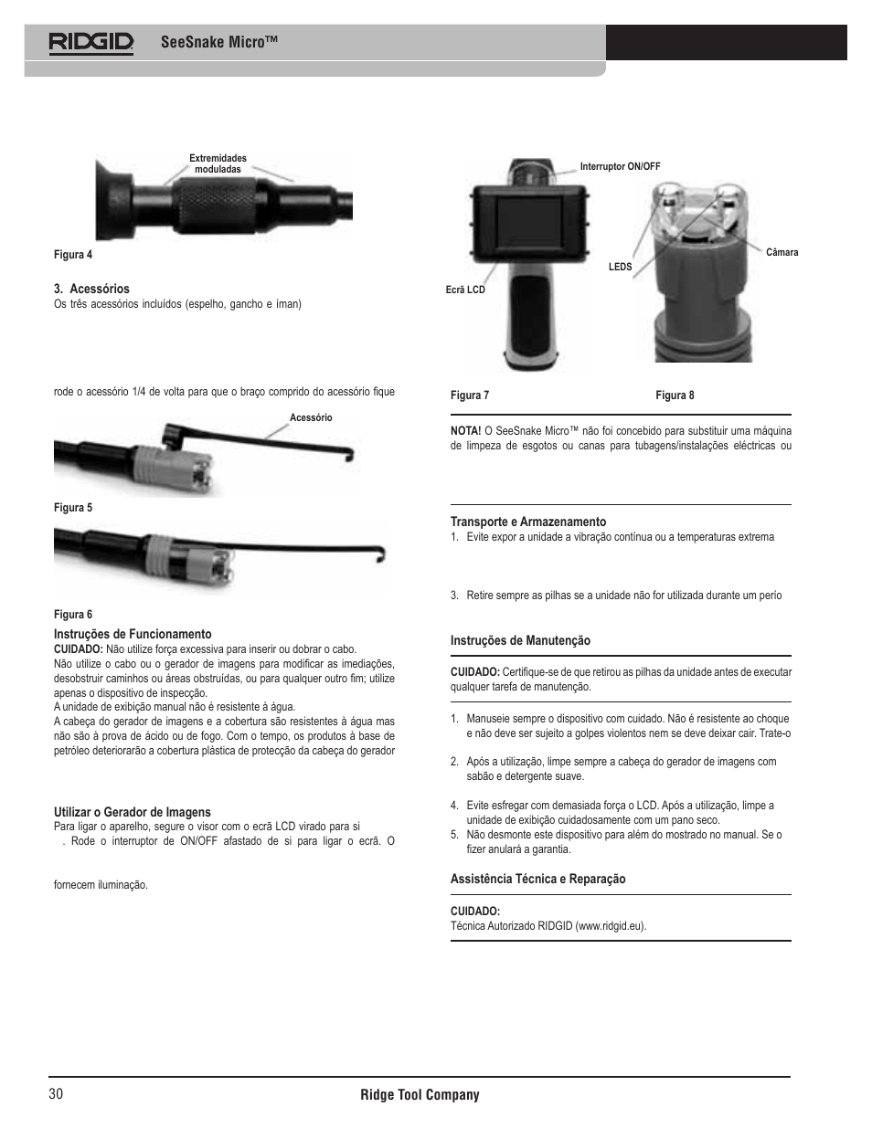 Seesnake micro | RIDGID Seesnake Micro User Manual | Page 31 / 62