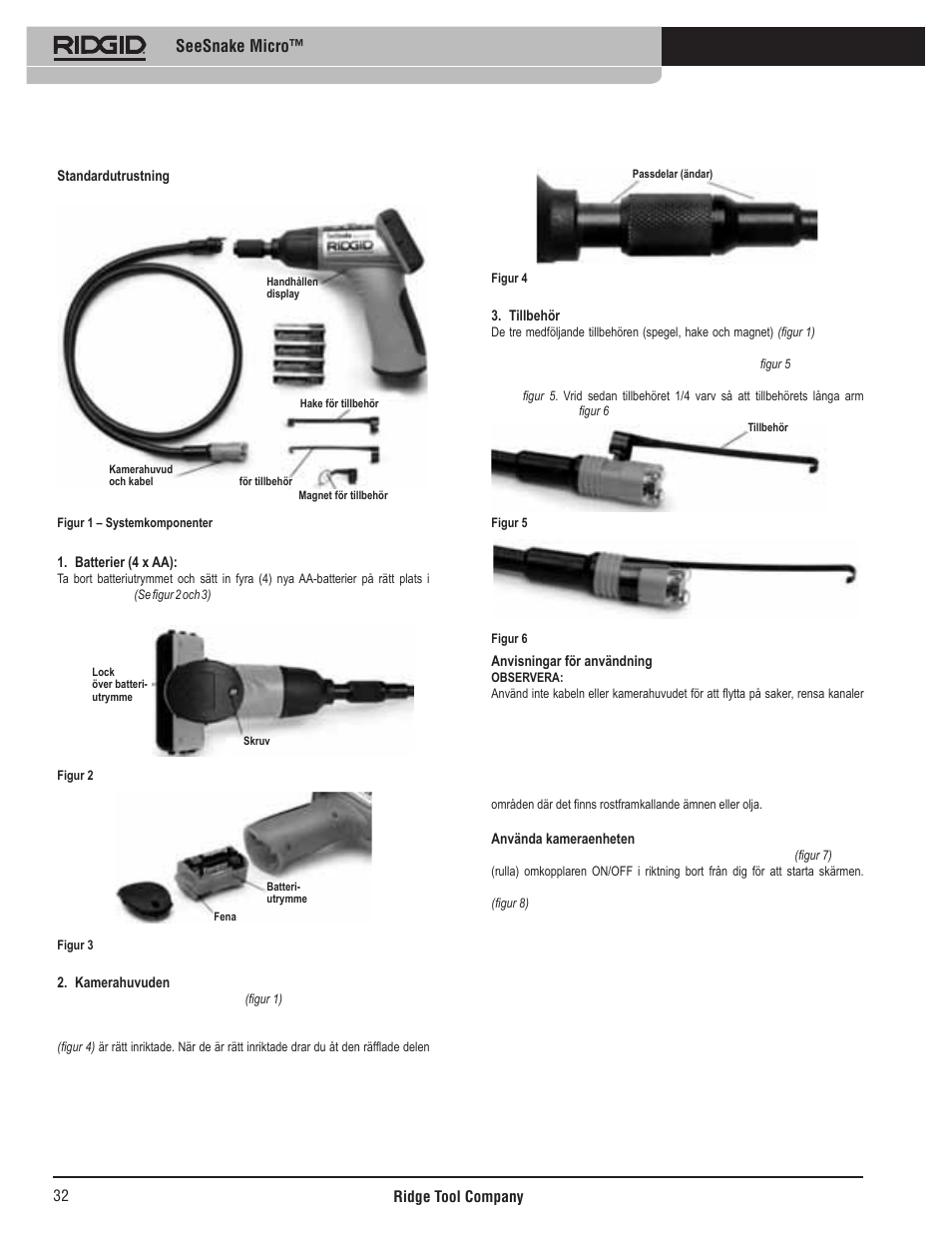 Seesnake micro | RIDGID Seesnake Micro User Manual | Page 33 / 62