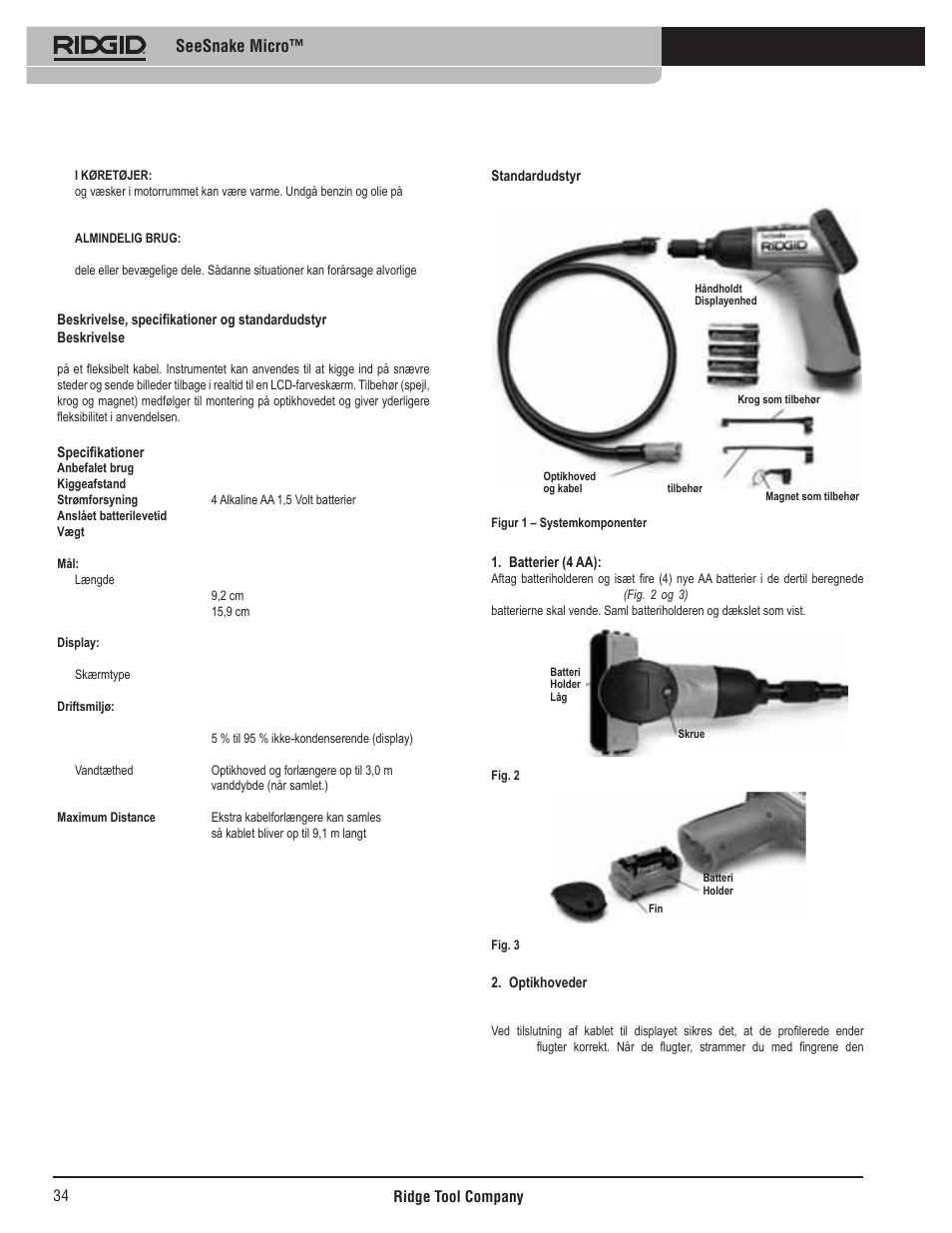 Seesnake micro | RIDGID Seesnake Micro User Manual | Page 35 / 62