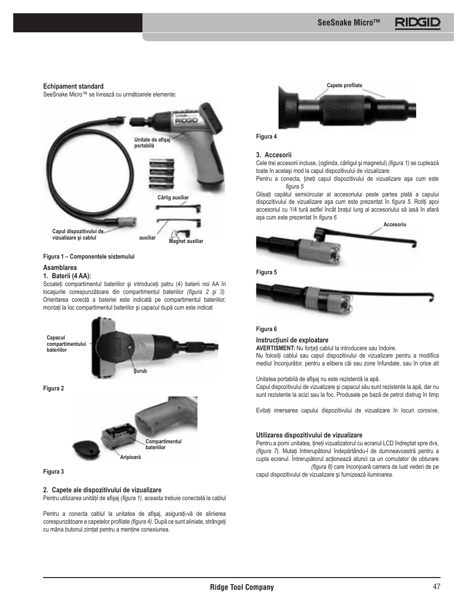 Seesnake micro | RIDGID Seesnake Micro User Manual | Page 48 / 62