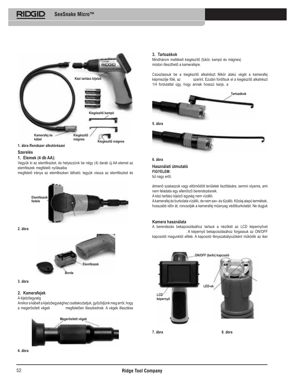 Seesnake micro | RIDGID Seesnake Micro User Manual | Page 53 / 62