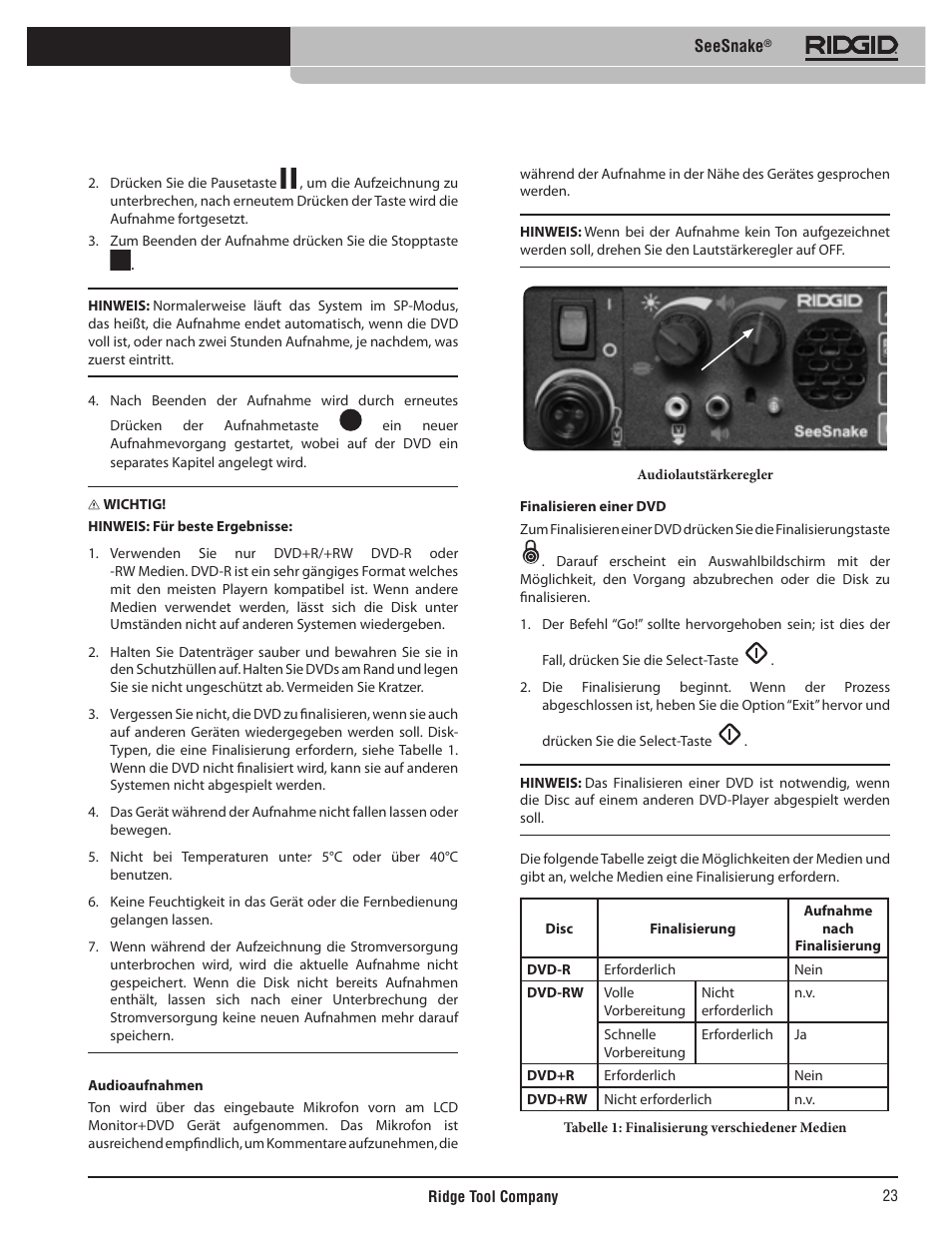 RIDGID SeeSnake User Manual | Page 24 / 302