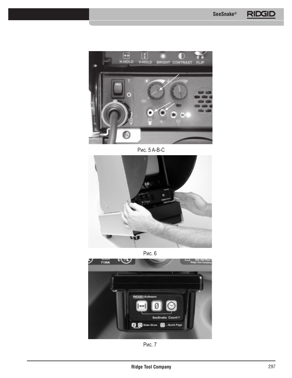 Ab c | RIDGID SeeSnake User Manual | Page 298 / 302