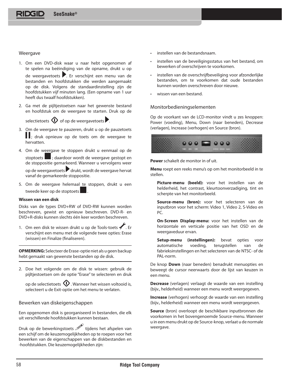 RIDGID SeeSnake User Manual | Page 59 / 302