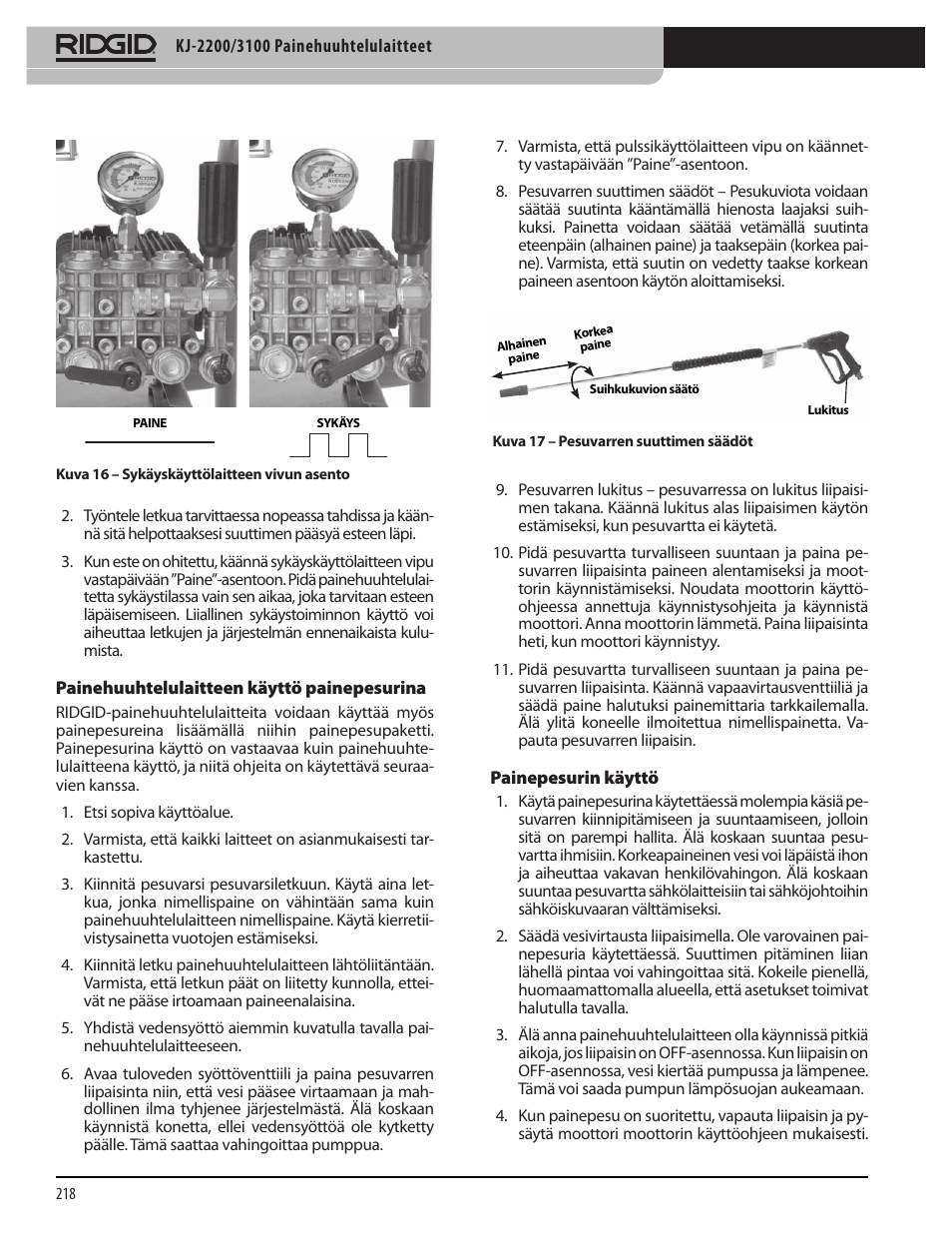 RIDGID KJ-3100 User Manual | Page 220 / 454