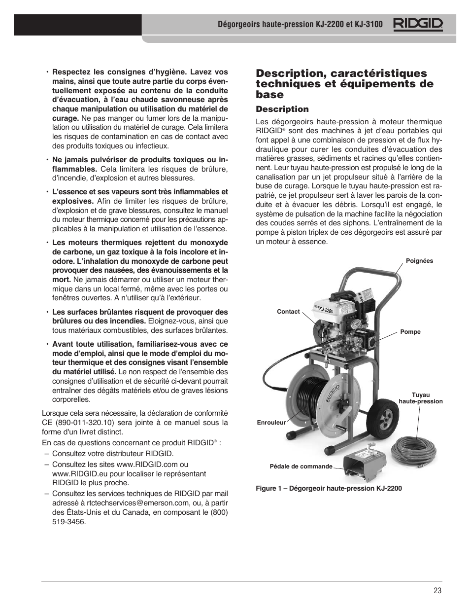 RIDGID KJ-3100 User Manual | Page 25 / 454