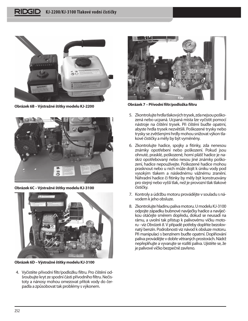 RIDGID KJ-3100 User Manual | Page 254 / 454