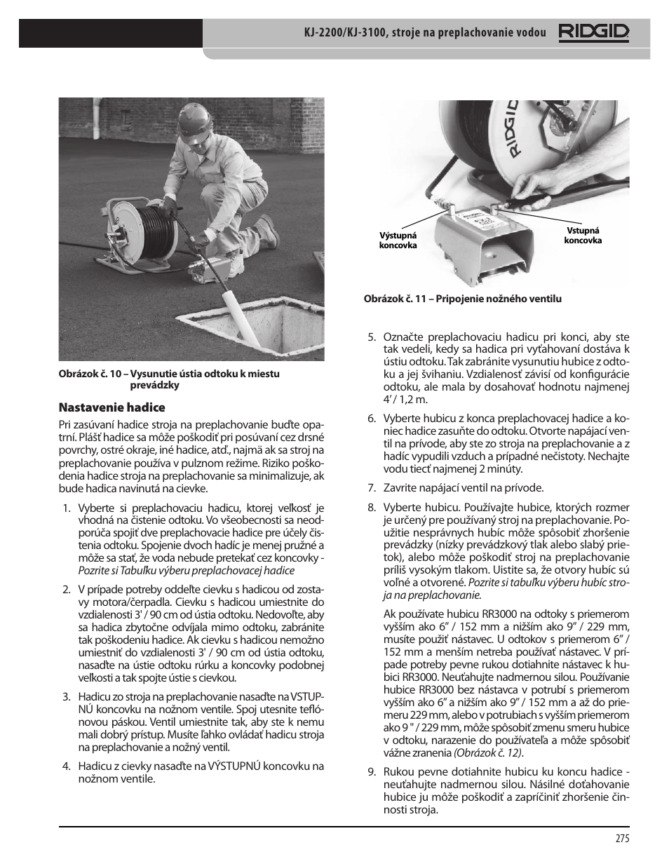 RIDGID KJ-3100 User Manual | Page 277 / 454