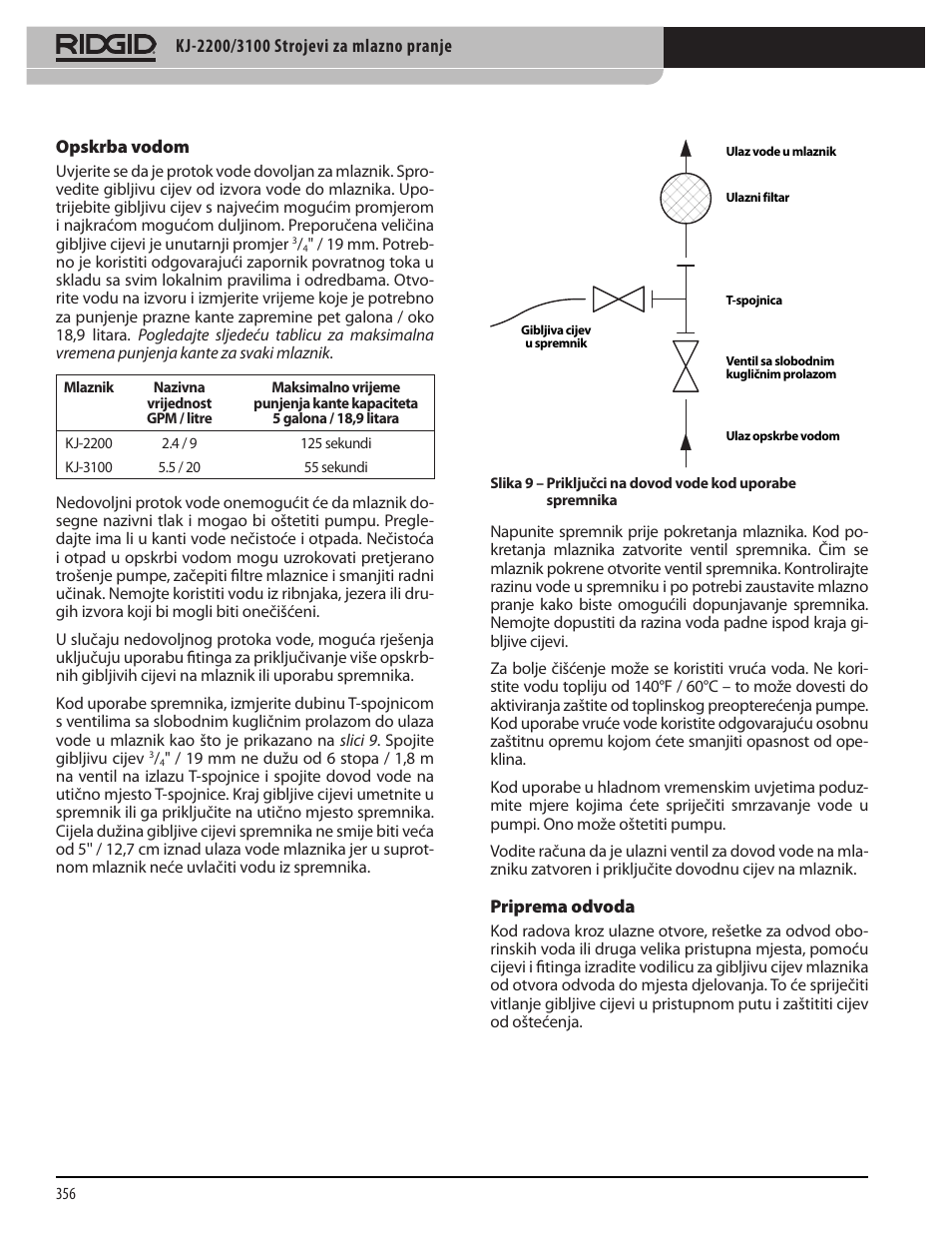 RIDGID KJ-3100 User Manual | Page 358 / 454