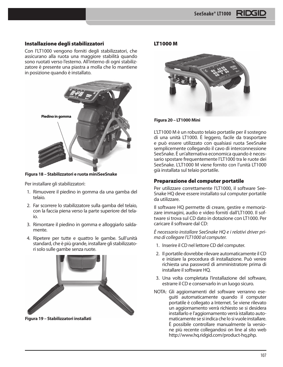 RIDGID SeeSnake LT1000 User Manual | Page 109 / 422