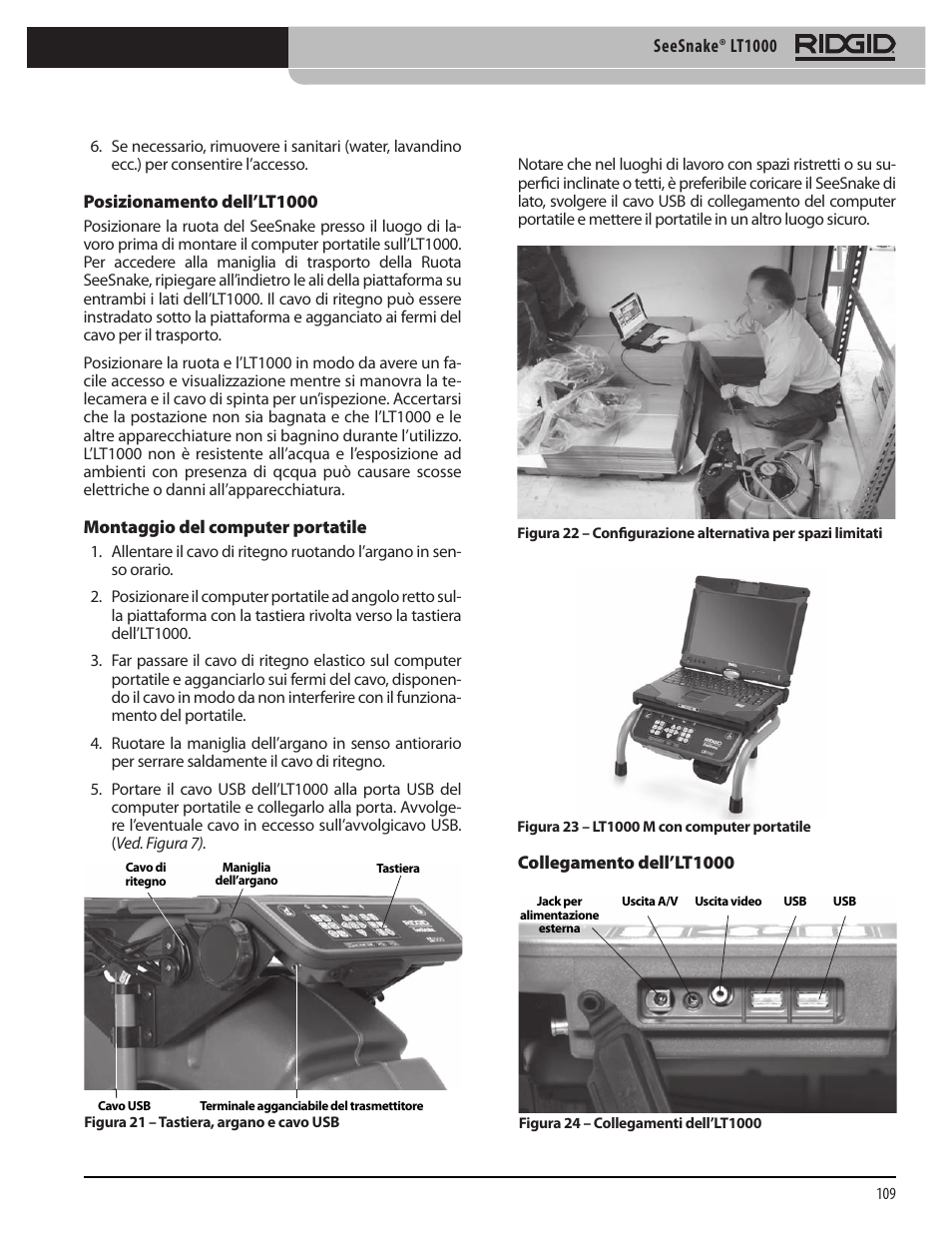 RIDGID SeeSnake LT1000 User Manual | Page 111 / 422