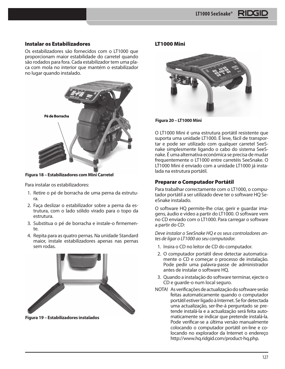 RIDGID SeeSnake LT1000 User Manual | Page 129 / 422