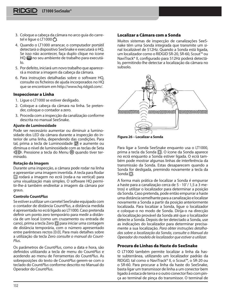 RIDGID SeeSnake LT1000 User Manual | Page 134 / 422