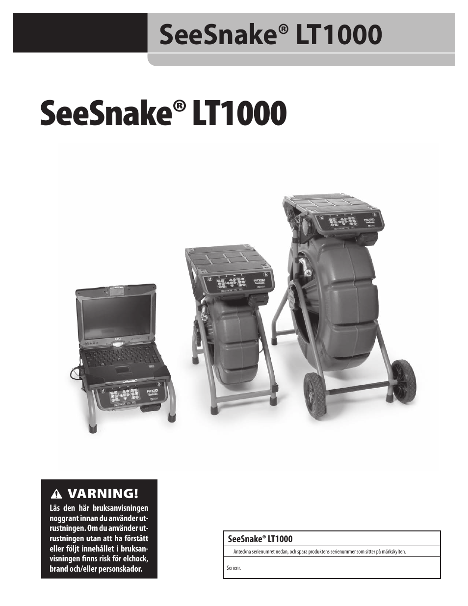 Seesnake® lt1000 | RIDGID SeeSnake LT1000 User Manual | Page 139 / 422